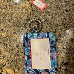 Simply Southern Blue and Pink Keychain Wallet